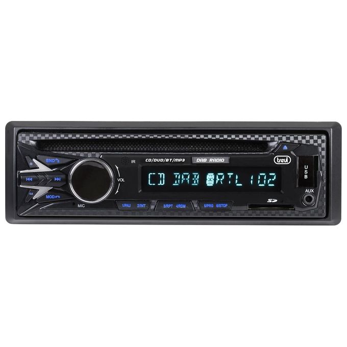Trevi XCD 5790 Autoradio DAB Nero 180 W Bluetooth - Disponibile in 3-4 giorni lavorativi