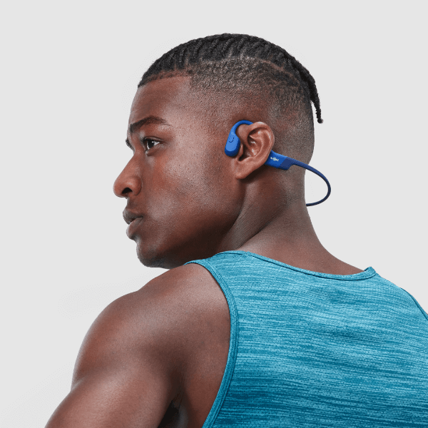 Shokz Openrun Mini Cuffie Wireless Passanuca Musica e Chiamate Bluetooth Blu - Disponibile in 6-7 giorni lavorativi