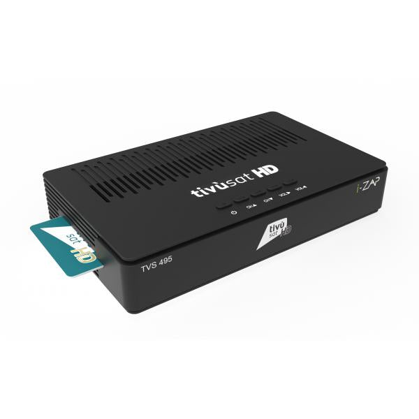 I-Zap Decoder TVS495 DVB-S2 HEVC 10 BIT HD/USB Tivùsat + Telecomando Universale 2in1 - Disponibile in 2-3 giorni lavorativi