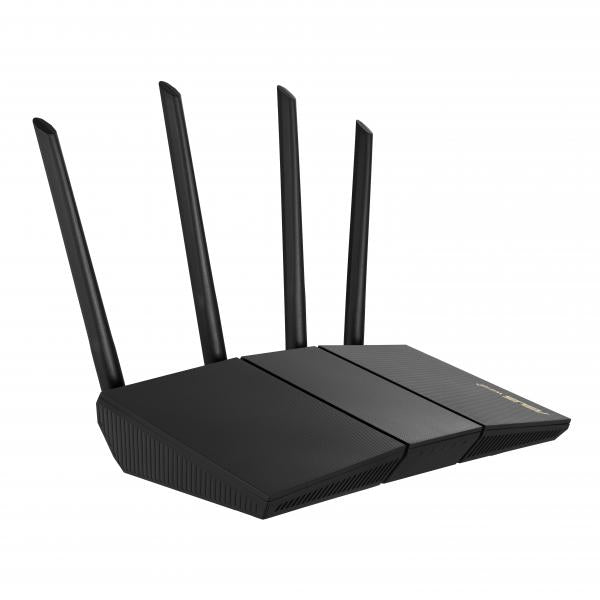 ASUS RT-AX57, Wi-Fi 6 (802.11ax), Dual-band (2.4 GHz/5 GHz), Collegamento ethernet LAN, Nero, Router da tavolo - Disponibile in 3-4 giorni lavorativi