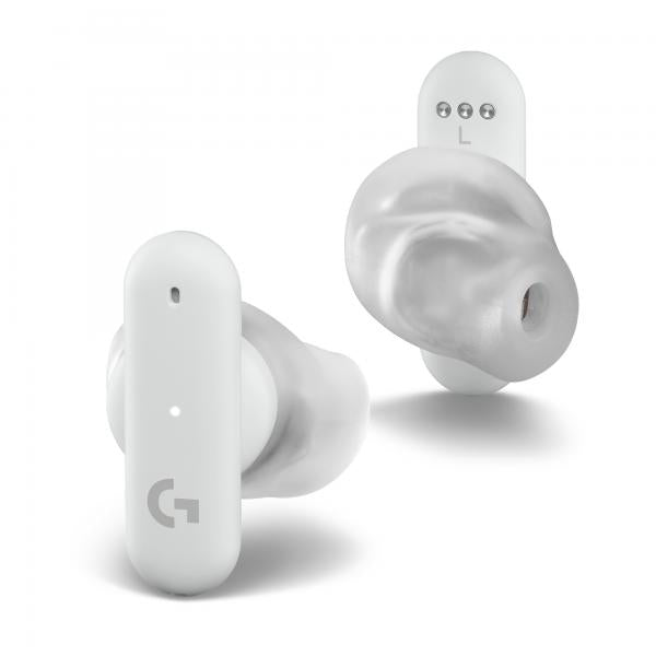 Logitech G FITS Auricolare True Wireless Stereo (TWS) In-ear Giocare Bluetooth Bianco - Disponibile in 6-7 giorni lavorativi