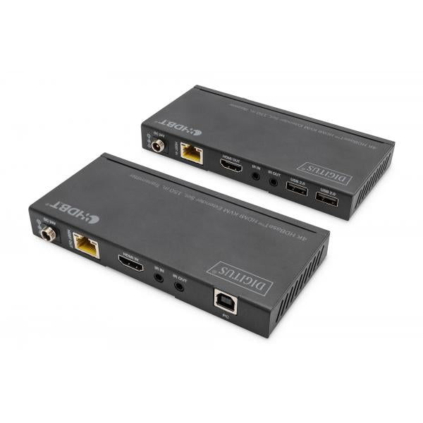 Digitus Set extender 4K HDBaseT HDMI KVM, 150 m - Disponibile in 6-7 giorni lavorativi