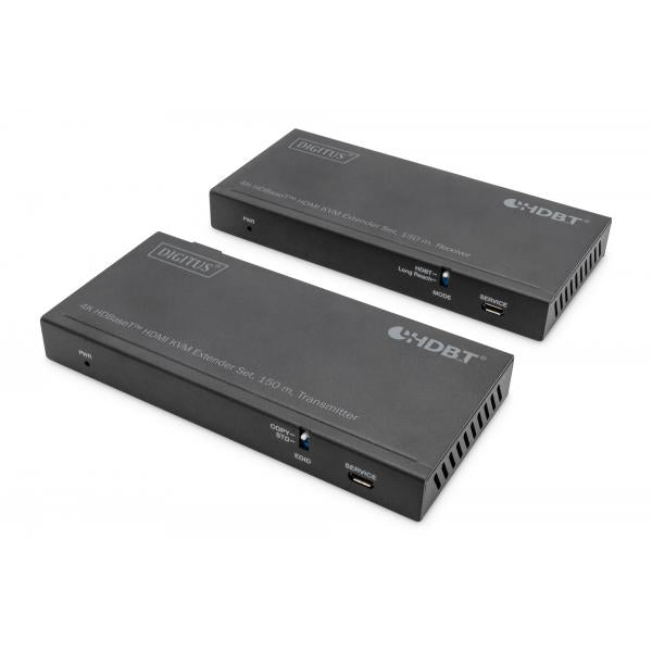 Digitus Set extender 4K HDBaseT HDMI KVM, 150 m - Disponibile in 6-7 giorni lavorativi