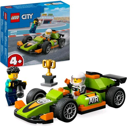 LEGO CITY AUTO DA CORSA VERDE CON STARTER BRICK E MINIFIGURE - Disponibile in 3-4 giorni lavorativi