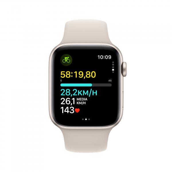 Apple Watch SE OLED 44 mm Digitale 368 x 448 Pixel Touch screen Beige Wi-Fi GPS (satellitare) - Disponibile in 6-7 giorni lavorativi