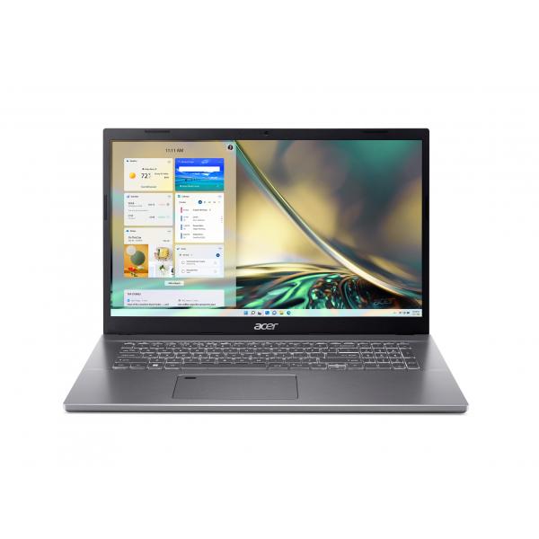 Acer Aspire 5 A517-53-50MU Computer portatile 43,9 cm (17.3") Full HD Intel Core i5 i5-12450H 8 GB DDR4-SDRAM 512 GB SSD Wi-Fi 6 (802.11ax) Windows 11 Pro Grigio - Disponibile in 6-7 giorni lavorativi