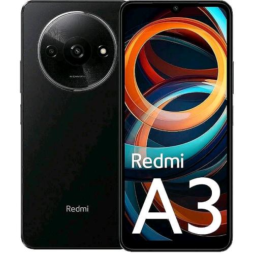 SMARTPHONE XIAOMI REDMI A3 6.7" 64GB RAM 3GB DUAL SIM MIDNIGHT BLACK - Disponibile in 3-4 giorni lavorativi