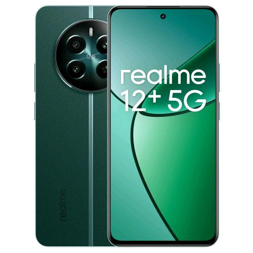 SMARTPHONE REALME 12+ 6.6" 512GB RAM 12GB DUAL SIM 5G PIONEER GREEN - Disponibile in 3-4 giorni lavorativi