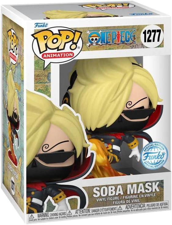 FUNKO POP Animation: One Piece - 1277 Soba Mask With Chase (Exclusive) 9 cm - Disponibilità immediata