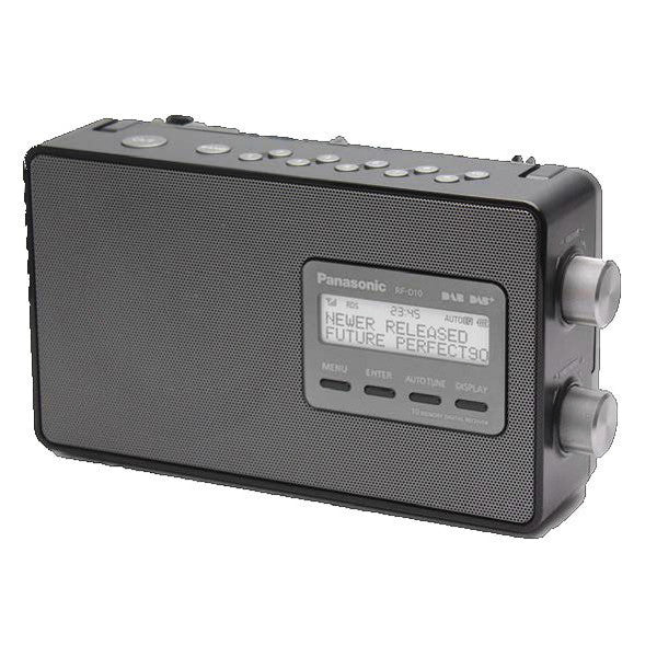 Panasonic RF-D10 Personale Digitale Nero radio - Disponibile in 6-7 giorni lavorativi
