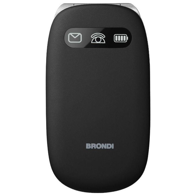 Brondi Amico Comfort 2.8'' Rubber Dual Sim Nero - Disponibile in 3-4 giorni lavorativi