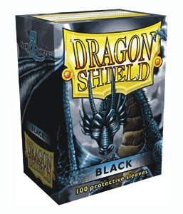 DRAGON SHIELD Card Sleeves standard 100 bustine black Dragon Shield
