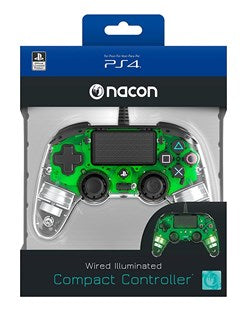 NACON OLP Compact Controller WRD Illuminated Verde PS4 Big Ben