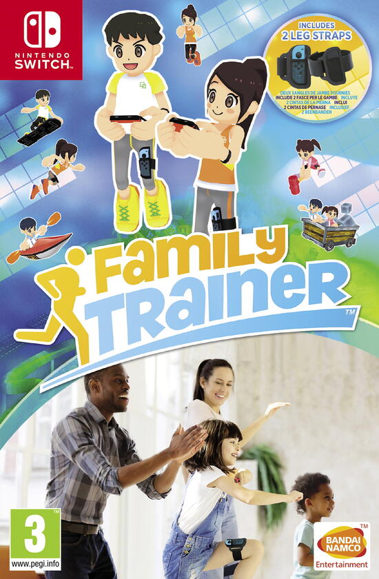 Switch Family Trainer (include fascia da gamba) - Usato garantito Disponibilità immediata Namco Bandai