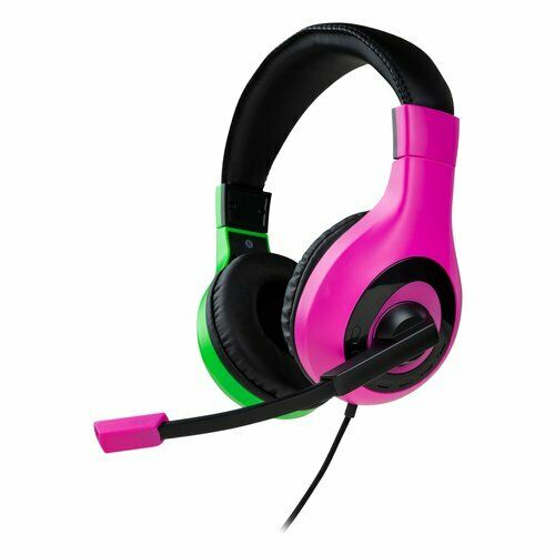 BIGBEN Cuffie stereo gaming V1 bicolor Viola/Verde Switch Big Ben