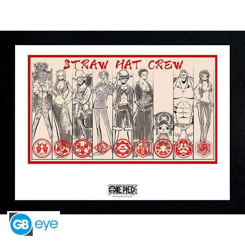 ABYSTYLE ONE PIECE - Poster Incorniciato: "Straw Hat Crew" (30x40) Abystyle