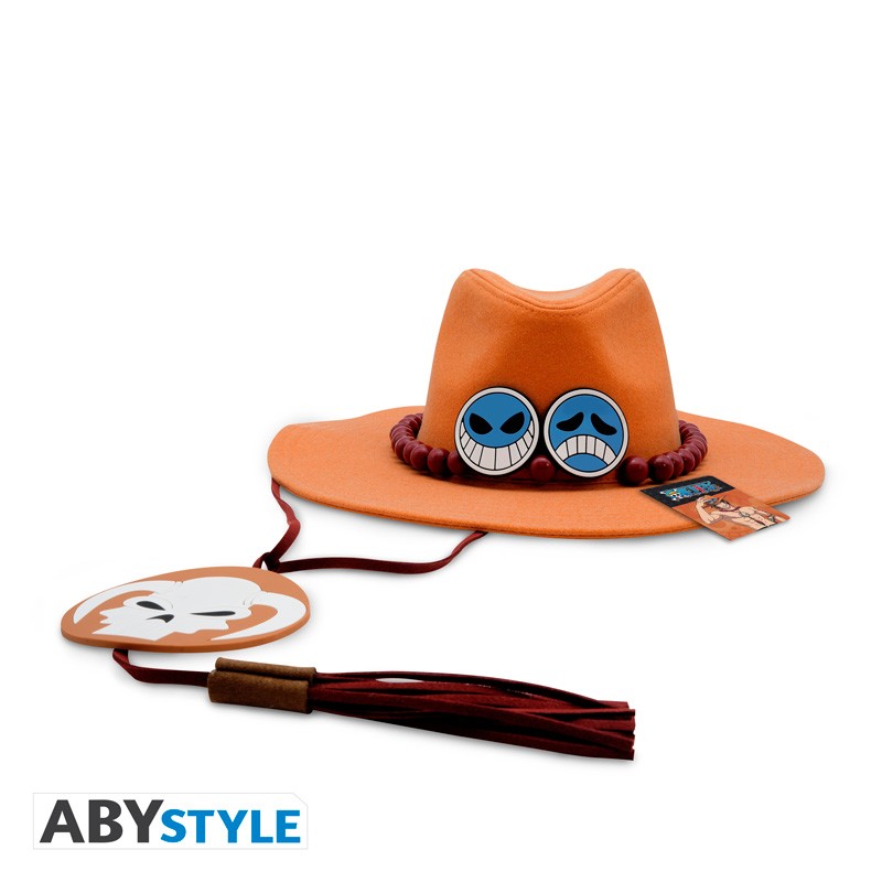 ABYSTYLE ONE PIECE - Replica - Cappello: "Portgas D. Ace - Disponibile in 2/3 giorni lavorativi Abystyle