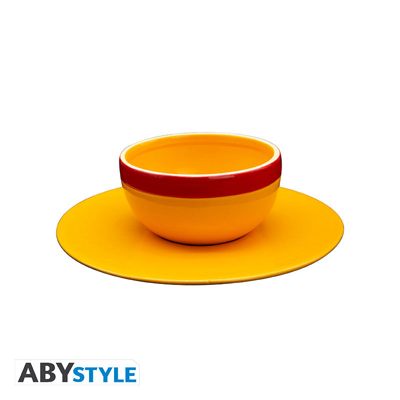 ABYSTYLE ONE PIECE - Ciotola e piattino: "StrawCappello - Disponibile in 2/3 giorni lavorativi Abystyle
