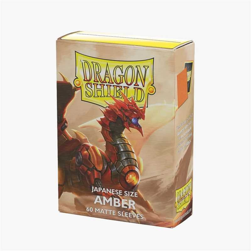 DRAGON SHIELD Small Sleeves - Japanese Matte Amber (60 Sleeves) Dragon Shield