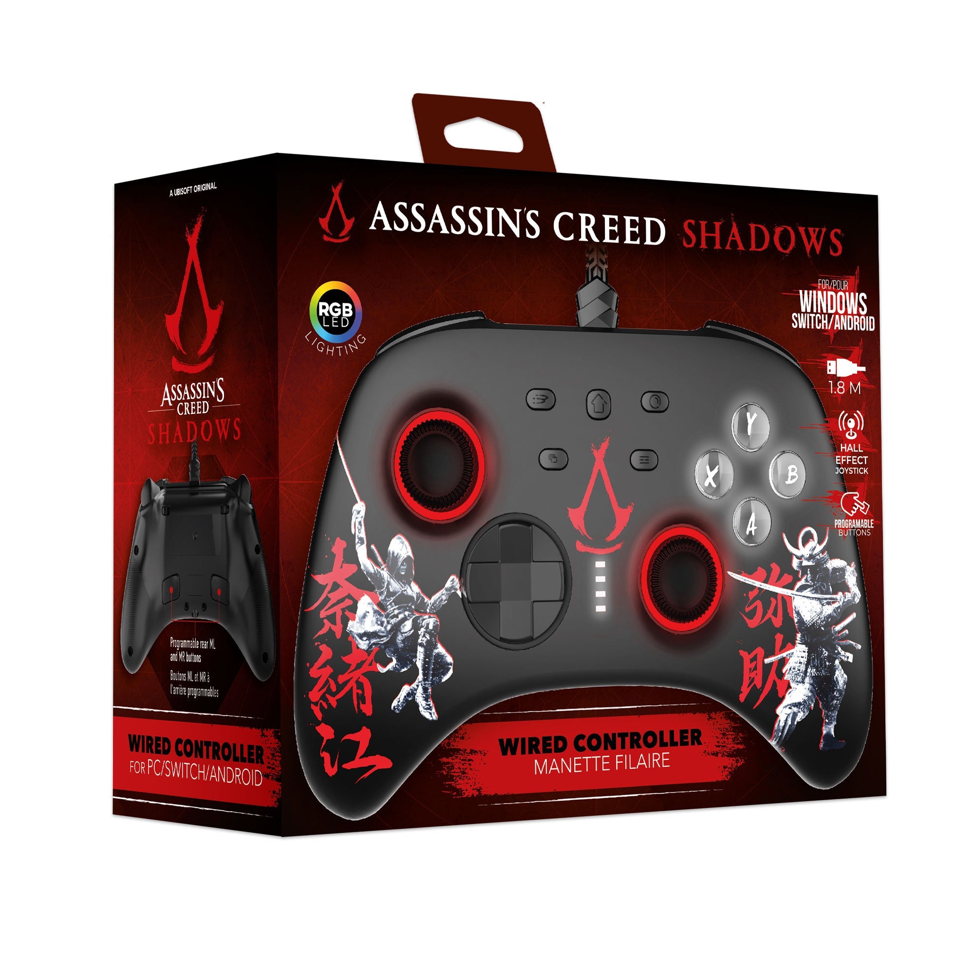 FREAKS AND GEEKS Wired PC Controller - Assassin's Creed Shadows Trade Invaders
