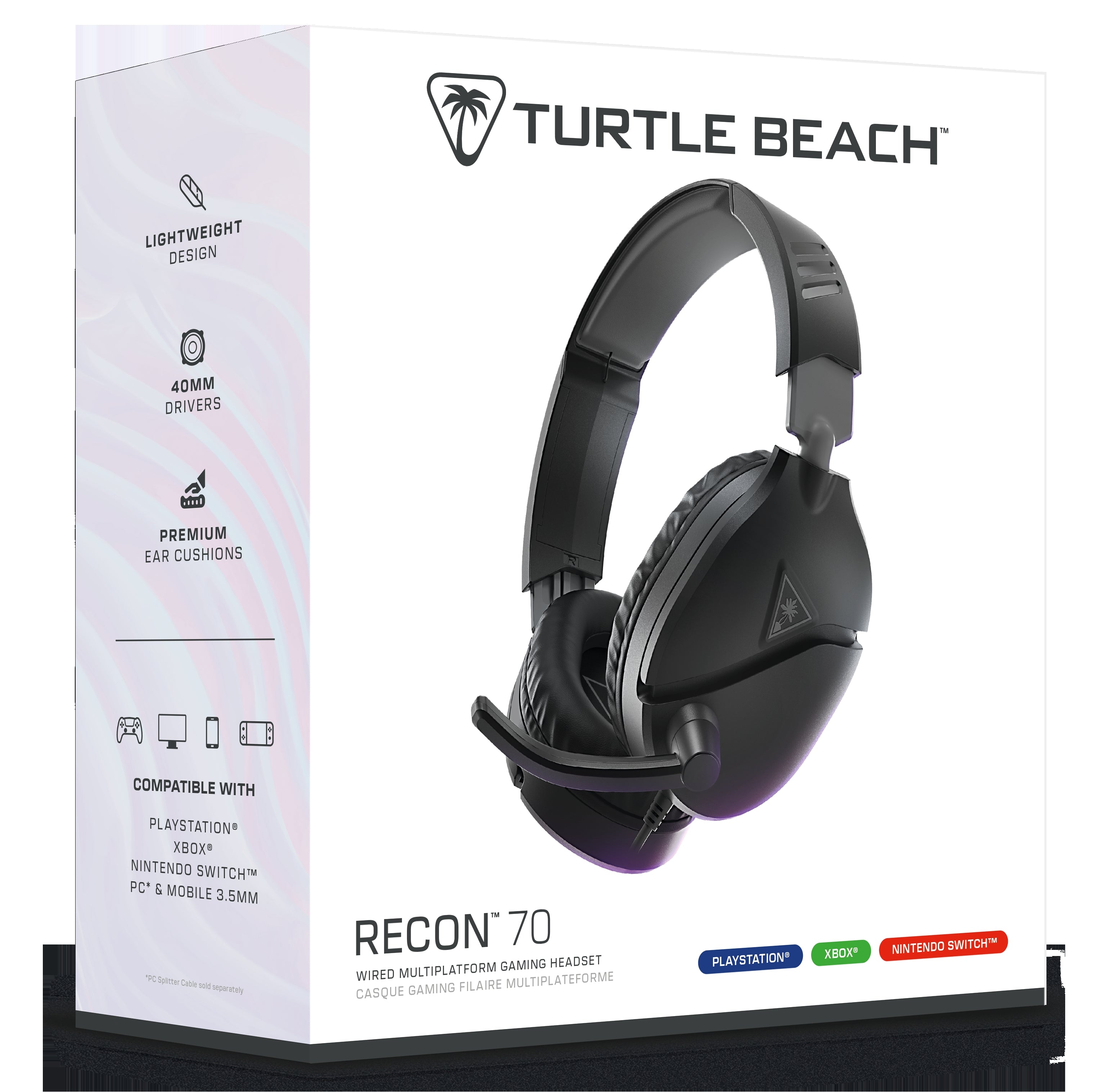 TURTLE BEACH cuffie gaming Ear Force Recon 70P Black Turtle Beach