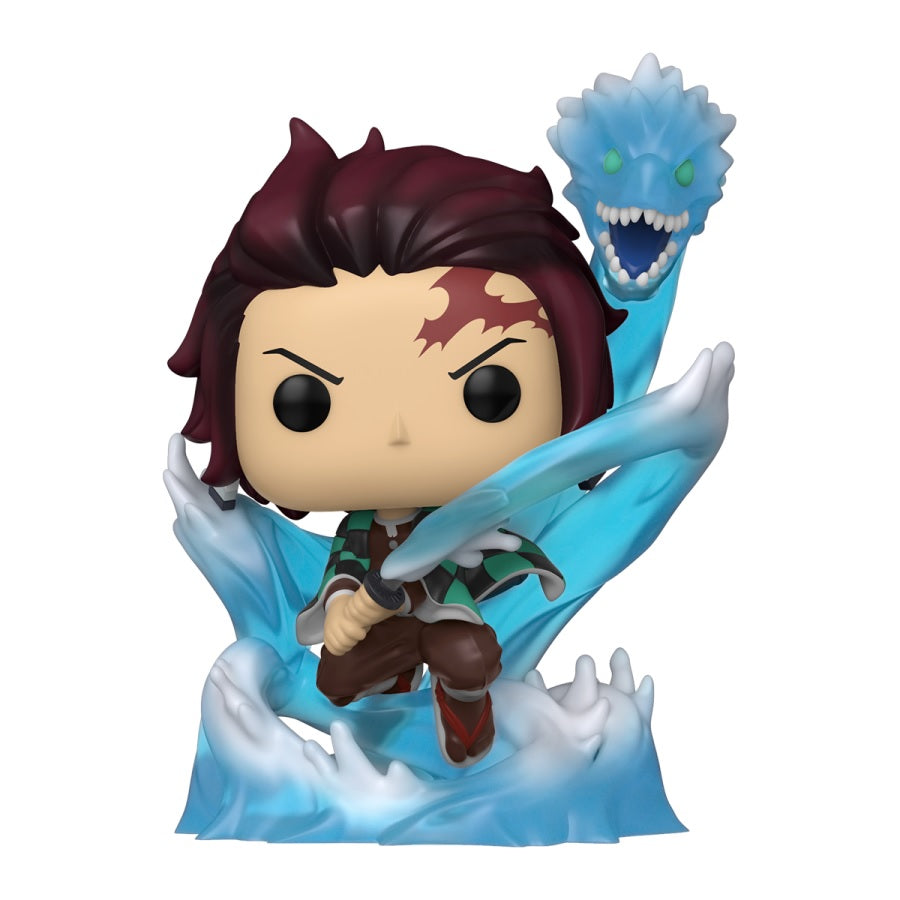 FUNKO POP Demon Slayer: Kimetsu no Yaiba - 873 Tanjro w/Dragon (Exclusive) 9 cm Funko
