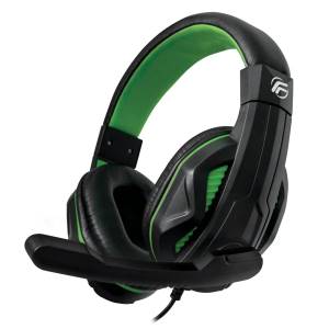 Fenner Tech Cuffie Gaming Soundgame + Microfono PC/Console Green Fenner