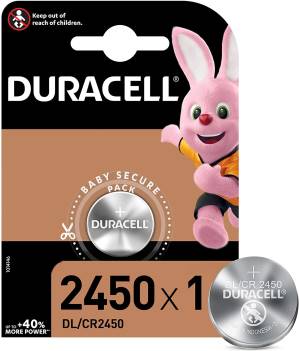 Duracell Batterie Bottone Litio DL/CR2450 1Cnf/1pz Duracell