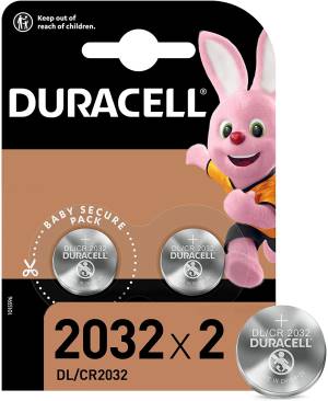 Duracell Batterie Bottone DL/CR2032 1Cnf/2pz Duracell
