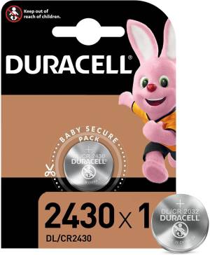 Duracell Batterie Bottone Litio DL/CR2430 1Cnf/1pz Duracell