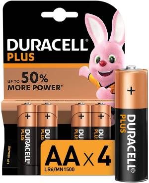Duracell Batterie Stilo AA Plus LR6 MN1500 1Cnf/4pz Duracell