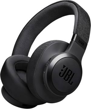 JBL LIVE770nc Cuffie Bluetooth con True Adaptive Noise Cancelling Black JBL