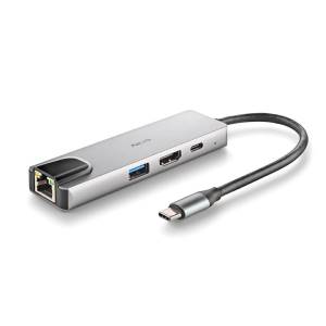 NGS HUB USB-C 4 Porte RJ45 Hdmi Usb-c Usb 3.0 Alluminio NGS