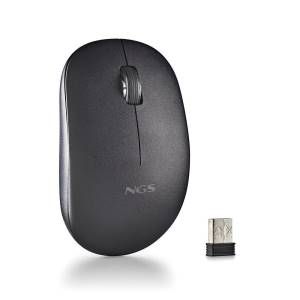 NGS Mouse Wireless Fog Pro 1000dpi 2tasti Black NGS
