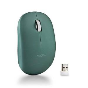 NGS Mouse Wireless Fog Pro 1000dpi 2tasti Green NGS