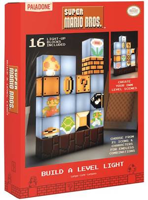 Paladone Lampada Super Mario Build A Level - Disponibile in 2-3 giorni lavorativi Paladone