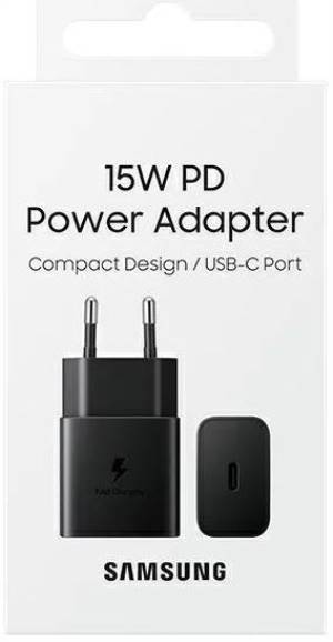 Samsung Caricatore 15W EP-T1510 PD USB-C Black Samsung