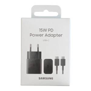 Samsung Caricatore 15W EP-T1510X PD USB-C + Cavo 1m USB-C Black - Disponibile in 2-3 giorni lavorativi Samsung