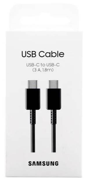 Samsung Cavo USB-C to USB-C EP-DX310JB 1.8m 3A Black Samsung