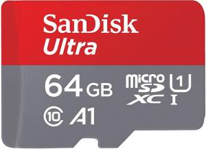 SanDisk Ultra MicroSD 64GB C10 UHS-I SDXC 140MB/s Sandisk