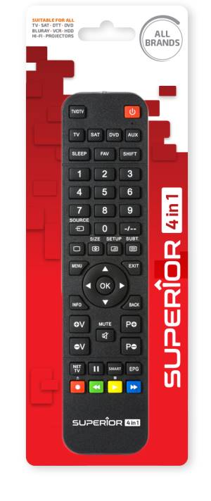 Superior Telecomando Universale 4 in 1 Light Superior Electronics