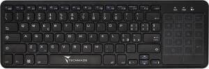 Techmade Tastiera Wireless TM-BK268T con Touchpad Black Techmade