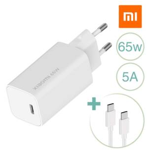 Xiaomi Mi Charge Type-C Fast Charge 65W GaN Tech + Cavo 1m USB-C Xiaomi