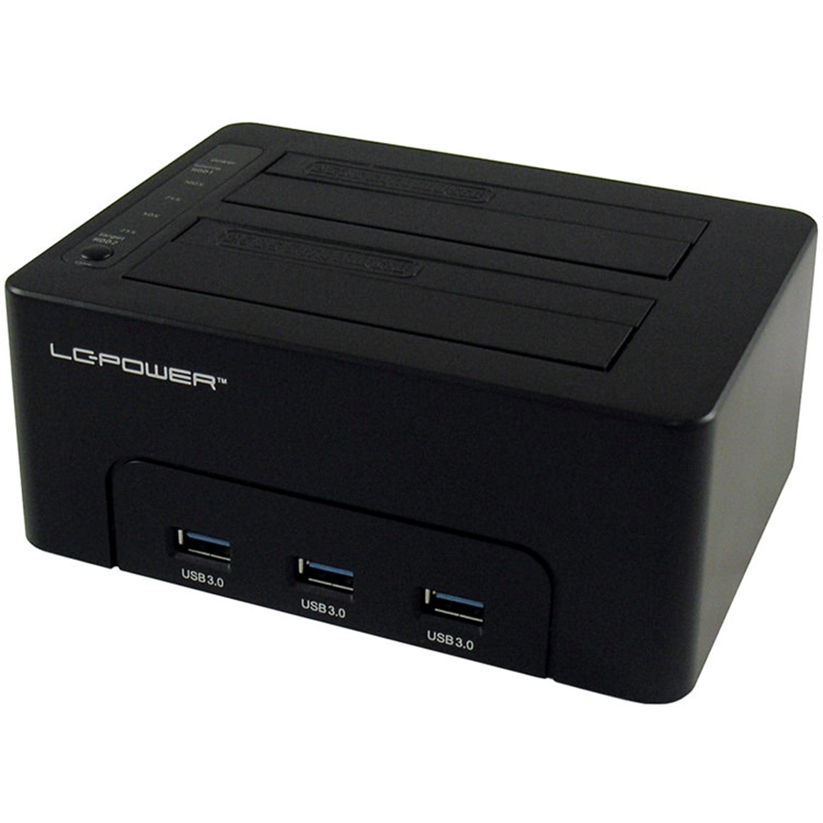 LC-Power Docking Station Hard Disk Dual-Bay USB 3.0 LC-DOCK-U3-HUB - Disponibile in 2-4 giorni lavorativi GameSIDE&Tech