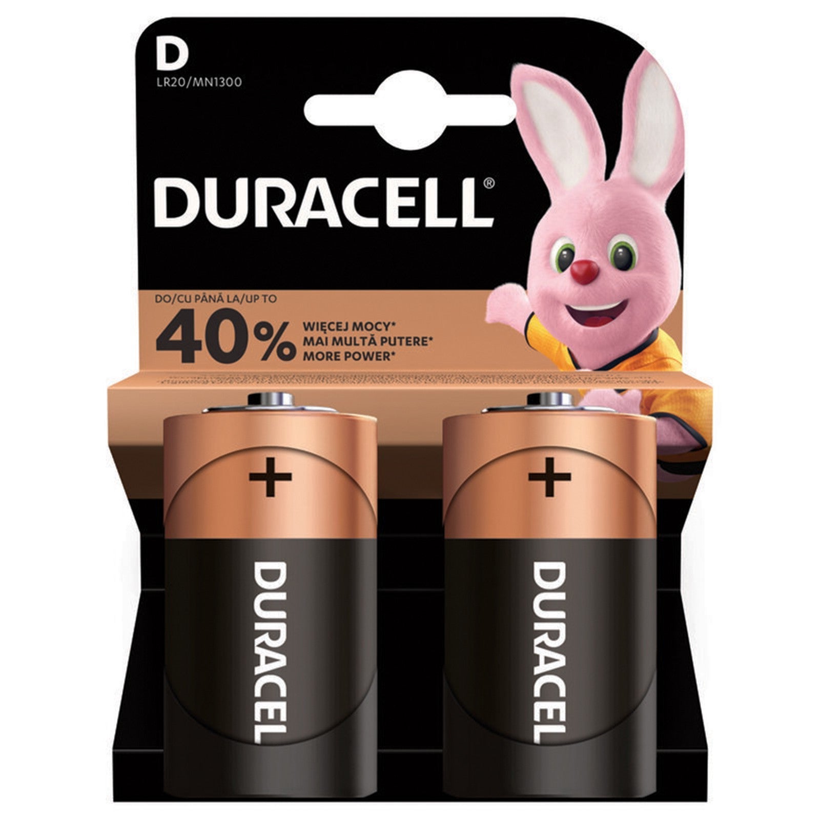 Duracell 2 Batterie Tipo D Torcia LR20 1.5V GameSIDE&Tech