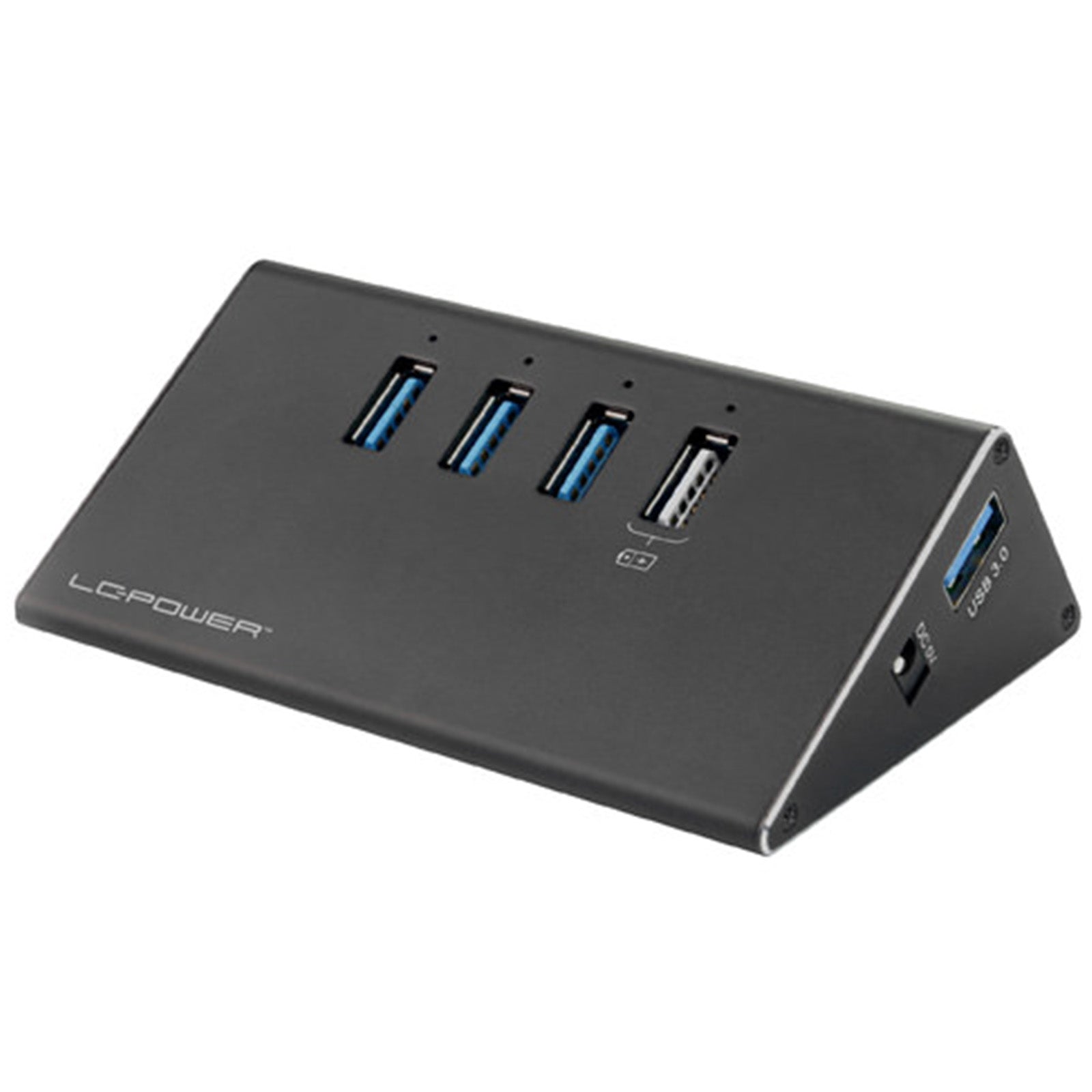 LC-Power Docking Station HUB USB 3.0 LC-HUB-ALU-2B-4 - Disponibile in 2-4 giorni lavorativi GameSIDE&Tech