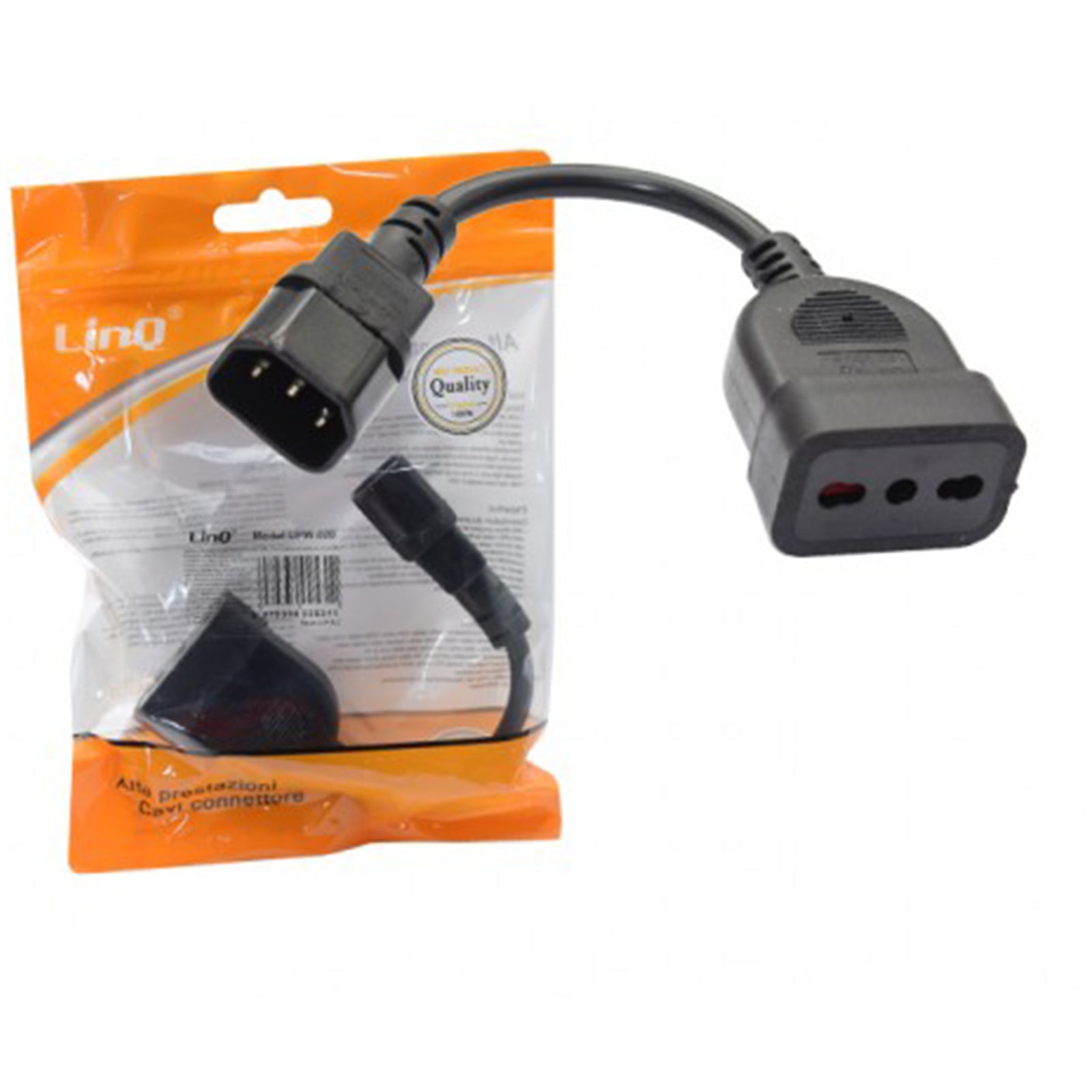 LinQ Cavo Alimentazione UPS Con Presa 10A/16A e Connettore SZ3 GameSIDE&Tech