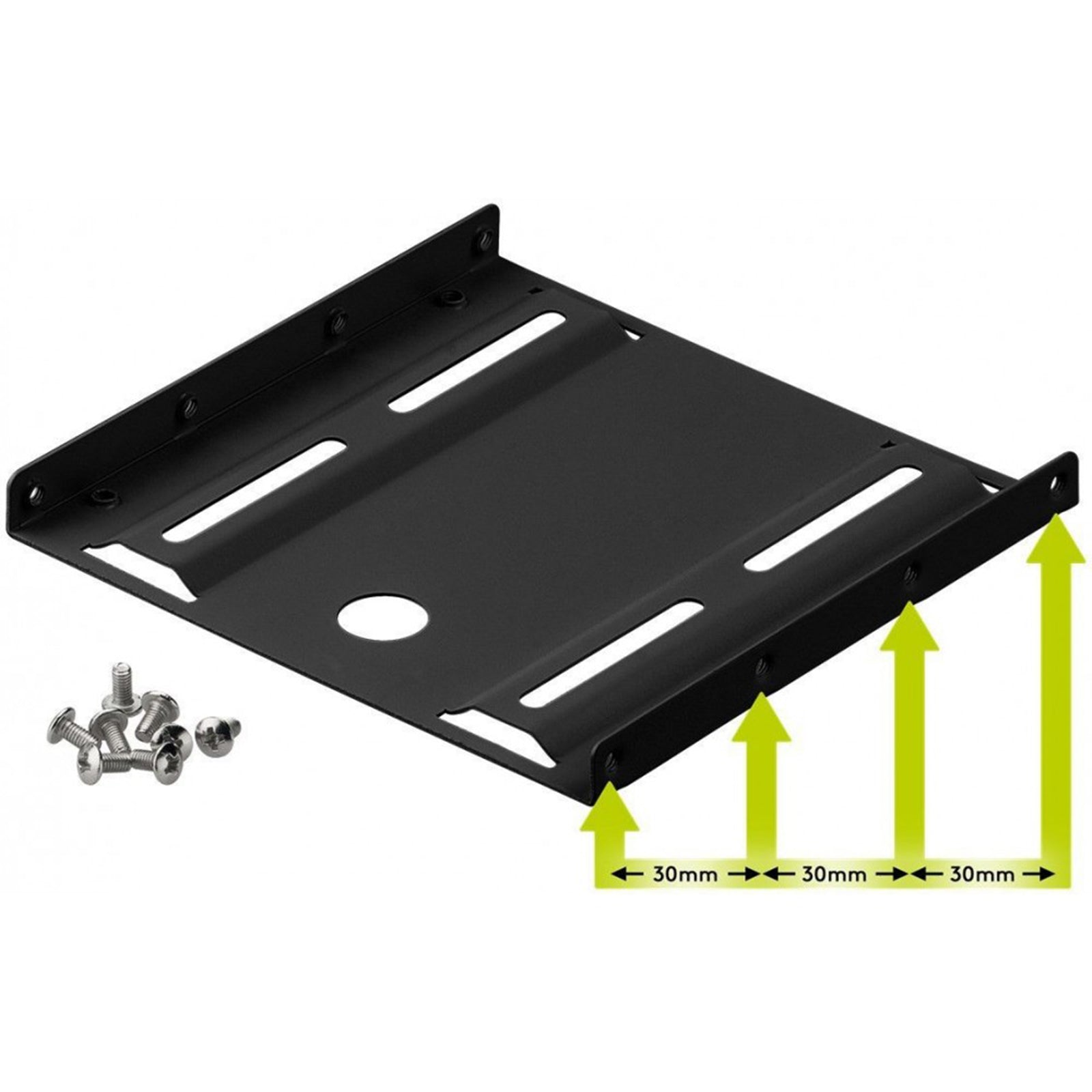 GOOBAY Adattatore Caddy Drive Bay Hard Disk da 2.5" a 3.5" GameSIDE&Tech
