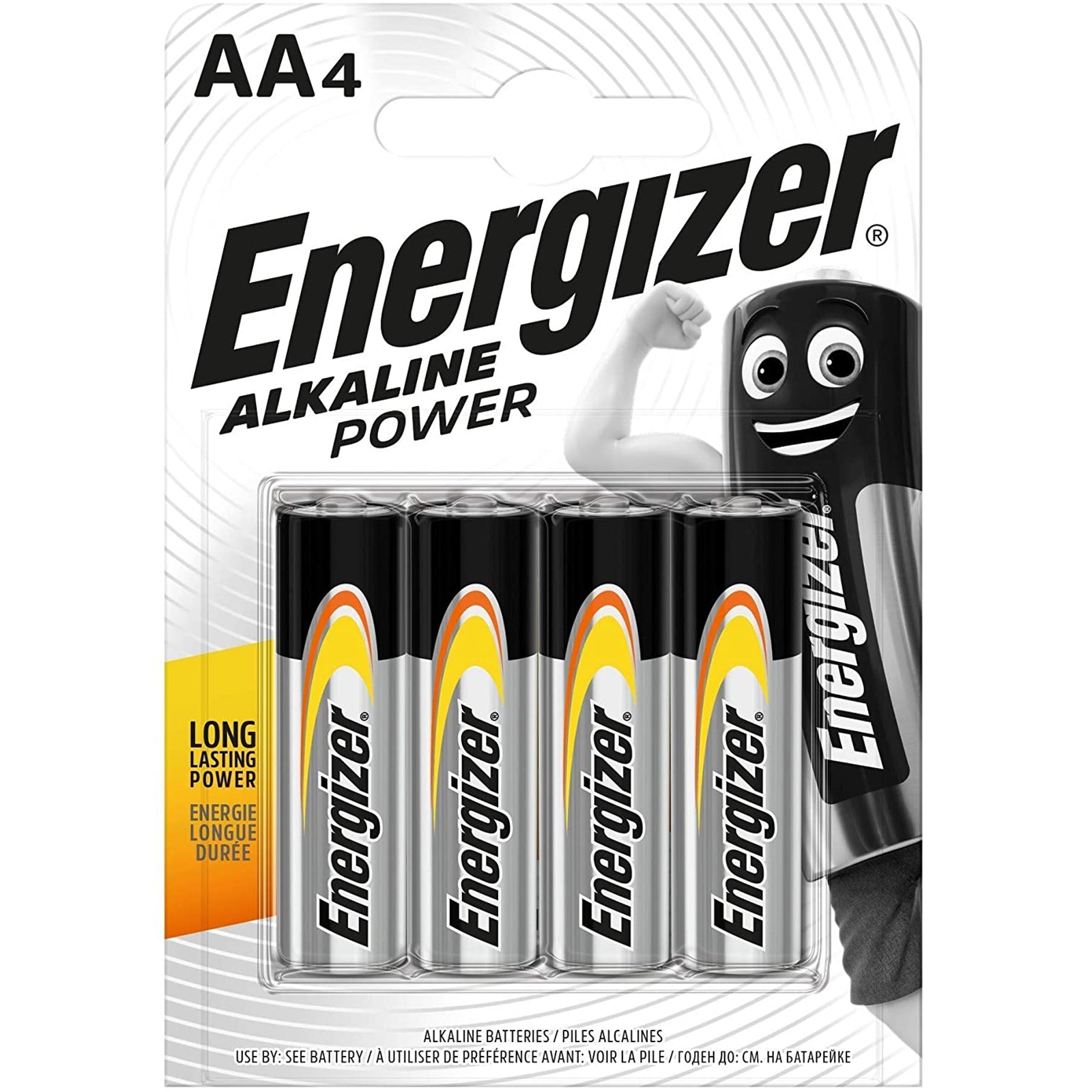 Energizer Alkaline Power 4 Batterie AA Stilo LR6 1.5V GameSIDE&Tech