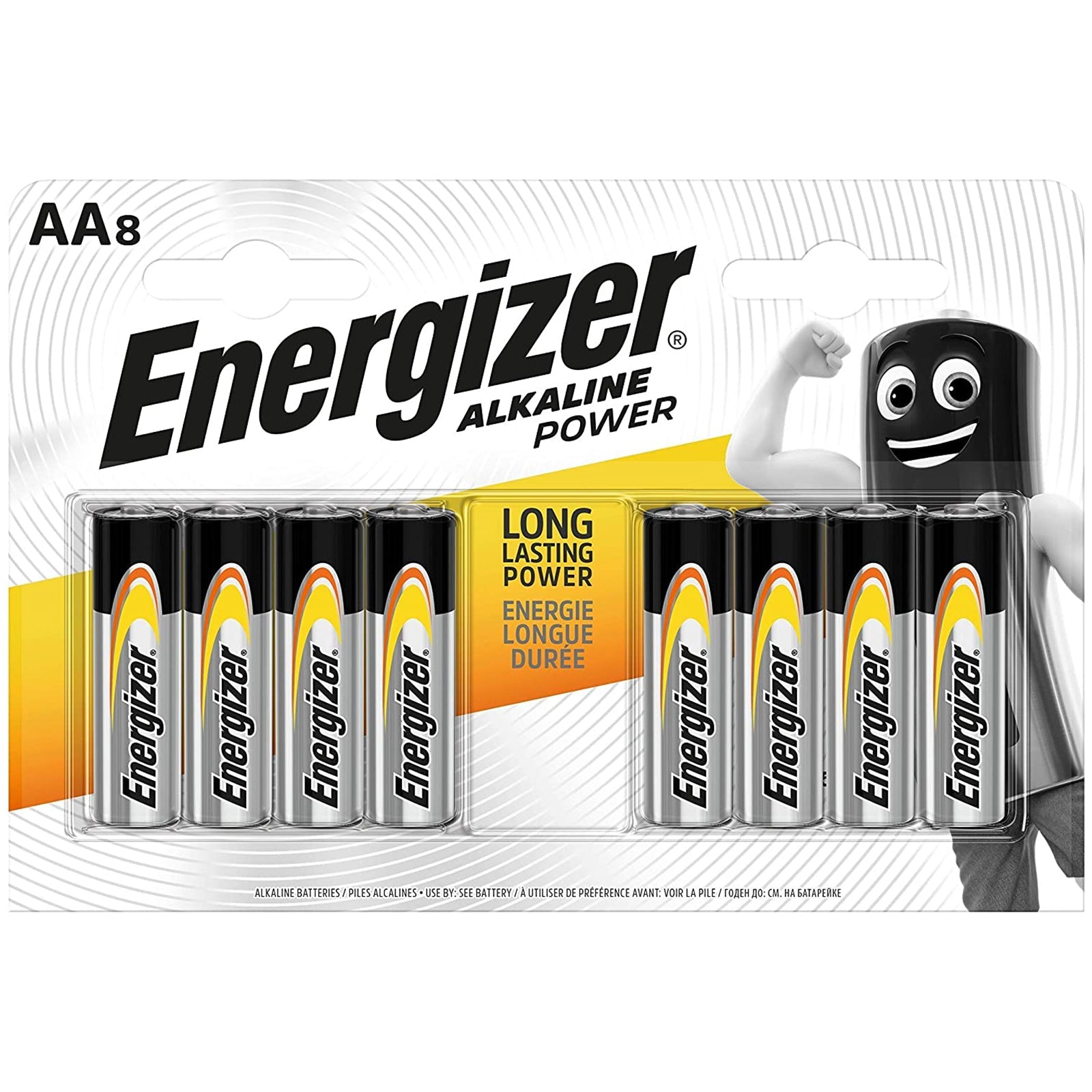 Energizer Alkaline Power 8 Batterie AA Stilo LR6 1.5V GameSIDE&Tech